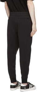 Y-3 Black Classic Cuffed Track Pants