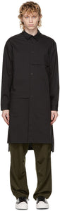 Y-3 Black Classic Long Shirt - Y-3 chemise longue noire classique - Y-3 블랙 클래식 긴 셔츠