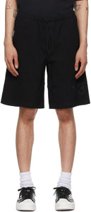 Y-3 Black Heavy PiquÃ© Shorts - Y-3 shorts piqués lourds noirs - Y-3 블랙 무거운 Piqué 반바지