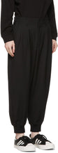 Y-3 Black Refined Wool Cuff Trousers