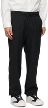 Y-3 Black Stretch Wool Trousers
