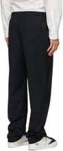 Y-3 Black Stretch Wool Trousers