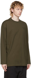 Y-3 Khaki Classic Logo Long Sleeve T-Shirt