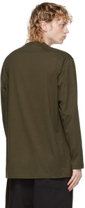 Y-3 Khaki Classic Logo Long Sleeve T-Shirt