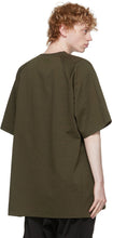 Y-3 Khaki Paper Jersey Pocket T-Shirt