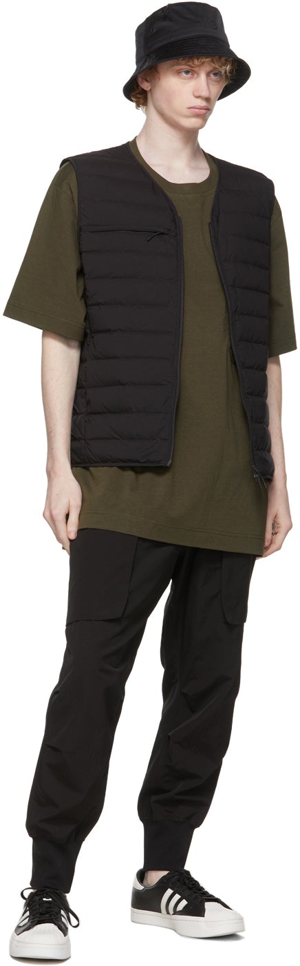 Y-3 Khaki Paper Jersey Pocket T-Shirt