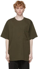 Y-3 Khaki Paper Jersey Pocket T-Shirt - T-shirt de poche en jersey de papier en papier Y-3 Kaki - Y-3 Khaki Paper Jersey Pocket T 셔츠