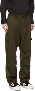 Y-3 Khaki Wool CL Cargo Pants