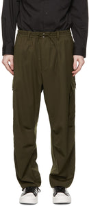 Y-3 Khaki Wool CL Cargo Pants - Y-3 Pantalon de cargaison CL de laine Khaki - Y-3 Khaki Wool Cl Cargo Pants.