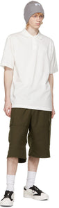 Y-3 Khaki Wool Cargo Shorts