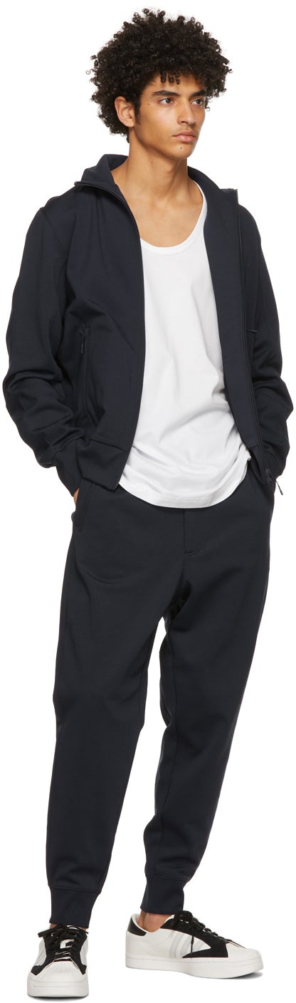 Y-3 Navy Classic Logo Track Pants
