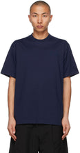 Y-3 Navy Logo T-Shirt - T-shirt de logo Y-3 Navy - Y-3 해군 로고 티셔츠