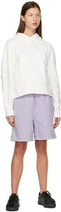 Y-3 Purple Classic Terry Shorts