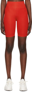 Y-3 Red Classic Tights Shorts - Collants classiques rouges Y-3 - Y-3 빨간색 고전적인 스타킹 반바지