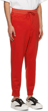 Y-3 Red PiquÃ© Classic Logo Track Pants