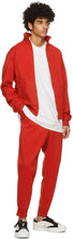Y-3 Red PiquÃ© Classic Logo Track Pants