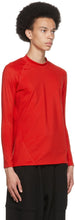 Y-3 Red Rash Guard Long Sleeve T-Shirt