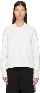 Y-3 White CL Logo Sweatshirt - Sweat-shirt de logo Cl White CL Y-3 - Y-3 화이트 CL 로고 스웨터