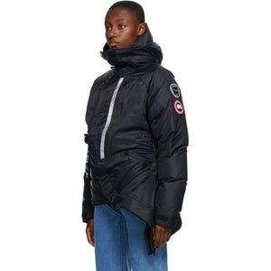 Y/Project Black Canada Goose Edition Down Skreslet Jacket