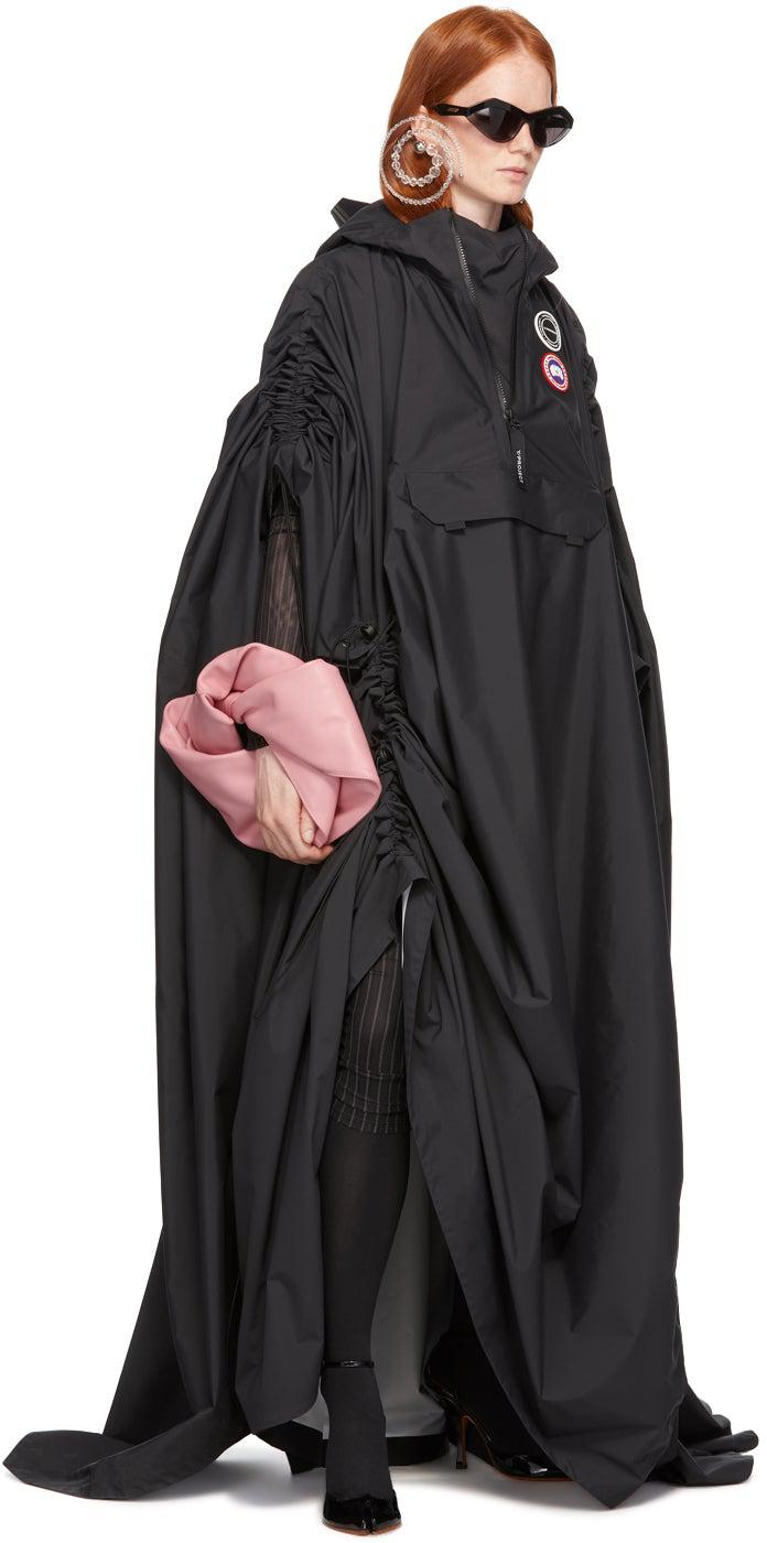 Y/Project Black Canada Goose Edition Field Poncho Coat