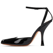 Y/Project Black Patent Leather Heart Lobster Heels