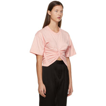 Y/Project Pink Ruched Corset T-shirt