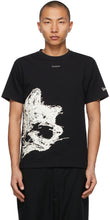 Yohji Yamamoto Black New Era Edition Dog Print T-Shirt - YOHJI YAMAMOTO NOIR NOUVELLE ERA EDI EDITION T-shirt imprimé chien - yohji 야마모토 블랙 새로운 시대 에디션 개 인쇄 티셔츠