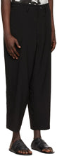 Yohji Yamamoto Black Taxide Trousers