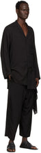 Yohji Yamamoto Black Taxide Trousers
