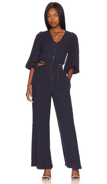 Young, Fabulous & Broke Sequoia Jumpsuit in Navy Jeune, fabuleuse et brisé la combinaison Sequoia dans la marine 海军中的年轻，神话般的和破产的红杉连身裤
