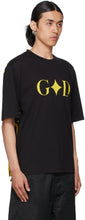 Youths in Balaclava Black 'God' Graphic T-Shirt