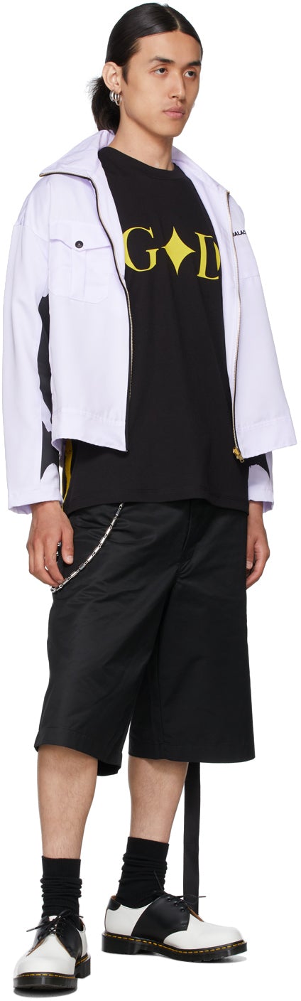 Youths in Balaclava Black 'God' Graphic T-Shirt