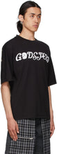 Youths in Balaclava Black 'Godspeed' Graphic T-Shirt