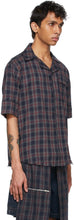 Youths in Balaclava Navy Flannel Pajama Short Sleeve Shirt