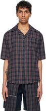 Youths in Balaclava Navy Flannel Pajama Short Sleeve Shirt - Jeunesse à Balaclava Navy Flannel Pajama Chemise à manches courtes - Balaclava 해군 플란넬 파자마 짧은 소매 셔츠의 청소년