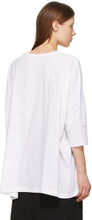 Y's White Side Gusset T-Shirt