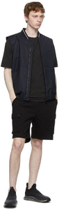 Z Zegna Black Cotton CrÃªpe T-Shirt