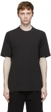 Z Zegna Black Cotton CrÃªpe T-Shirt - Z Zegna T-shirt Coton Noir Crêpe Crêpe - Z Zegna 검은 면화 CrÃƒPE 티셔츠