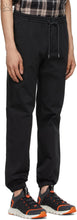 Z Zegna Black Cotton Jogger Lounge Pants