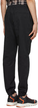 Z Zegna Black Cotton Jogger Lounge Pants