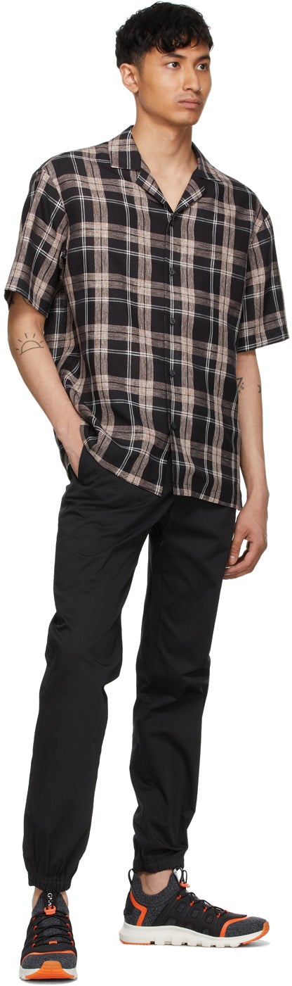 Z Zegna Black Cotton Jogger Lounge Pants