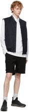 Z Zegna Black Honeycomb Shorts