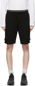 Z Zegna Black Honeycomb Shorts - Z Zegna Noir Short de nid d'abeille - Z Zegna 검은 벌집 반바지