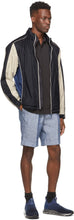 Z Zegna Blue Linen Yarn-Dyed Bermuda Shorts