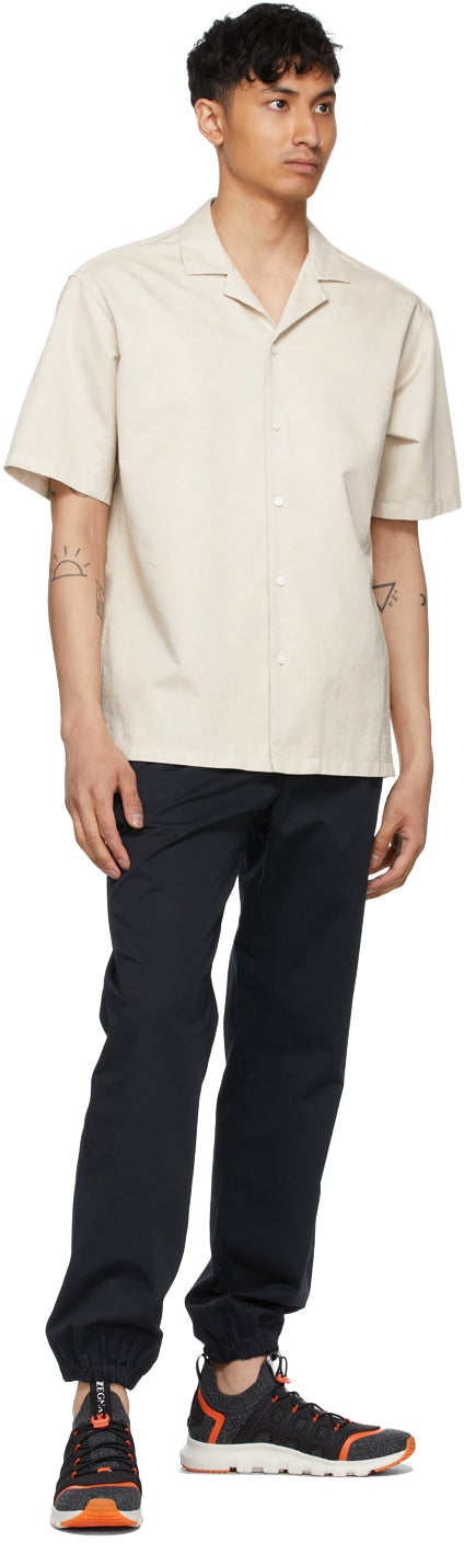 Z Zegna Navy Cotton Jogger Lounge Pants