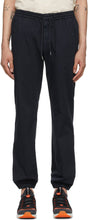 Z Zegna Navy Cotton Jogger Lounge Pants - Z Zegna Navy Cotton Jogger Salon Pants - Z Zegna 해군 코튼 조깅 라운지 바지
