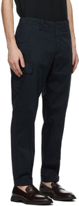 Z Zegna Navy Stretch Cargo Pants