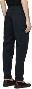 Z Zegna Navy Stretch Cargo Pants