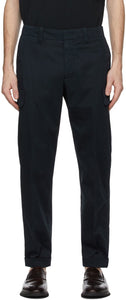 Z Zegna Navy Stretch Cargo Pants - Z Zegna Navy Stretch Cargo Pantalon - Z Zegna 해군 스트레치화물 바지