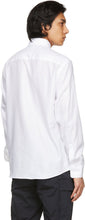 Z Zegna White Stretch Twill Shirt